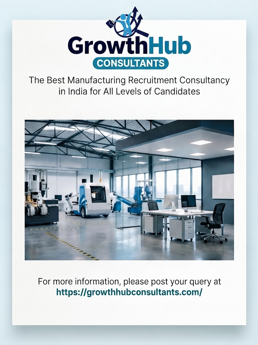 Growth Hub Consultants: Your Trusted Manufacturing Recruitment Partner in India